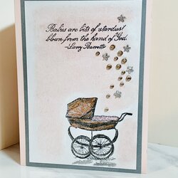 Brilliant Sentiment For Baby Shower Card Meaningful New Wishes La Land Pursuits Amy