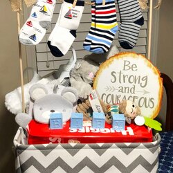 Baby Shower Basket Ideas Unique Gift Baskets Made For Cheap Gifts Creative Make Boy Cute Boys Budget Handmade