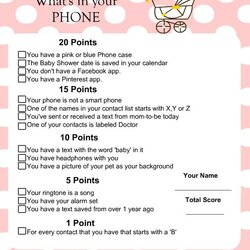Superior Shower Baby Phone Game Printable Games Yellow Whats Funny Boy Bridal Sprinkle Blue Activities Visit