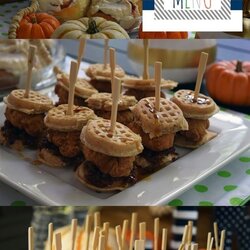 Smashing Ideal Baby Shower Brunch Food Ideas Menu Fall Bubbly Party Box Boy Lunch Luncheon Chicken Title