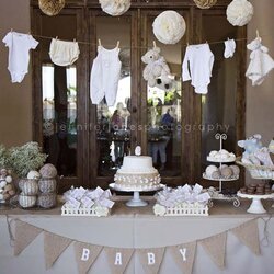Cool Cute Low Cost Decorating Ideas For Baby Shower Party Amazing Decor Decoration Boy Theme Girl Themes Idea