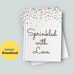 Brilliant Sprinkled With Love Baby Shower Printable Sign