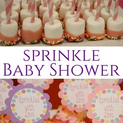 Tremendous Simply Made With Love Sprinkled Shower Sprinkle Baby Party Girl Decorations Her