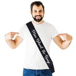 Capital Buy Man Behind The Funny Baby Shower Sash For Daddy To