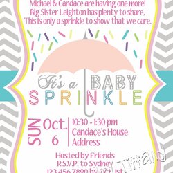 The Highest Standard Prints By Tiffany Baby Shower Invitations Sprinkle Invitation November