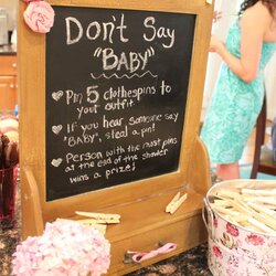 Easy Fun Baby Shower Games Say