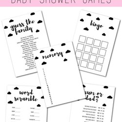 High Quality Printable Baby Shower Games That Are Fun To Play Couples