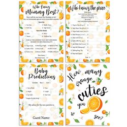 Terrific Buy Pieces Baby Shower Game Cards Set Games Card