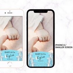 Superb Baby Shower Invitation Instant Download Editable Phone