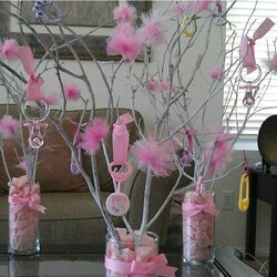Decorating Ideas For Baby Shower Dollar Store And Centerpieces Tree Decor Center Decorations Pieces Party