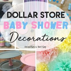 Admirable Dollar Store Baby Shower Ideas