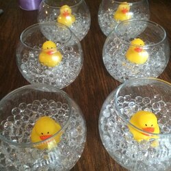 Wonderful Dollar Store Baby Shower Ideas On Budget Craft And Beauty Rubber Centerpieces Ducks Duck Cheap