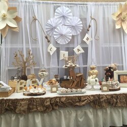 Wizard Rustic And Vintage Baby Shower Party Ideas Photo Of Boy Decoration Table Showers Decor Themes