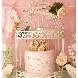 Terrific Vintage Baby Shower Ideas Free Printable Invitations Party Theme Bird Birdie Themes Cake Girl Cage