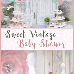 Very Good Sweet Vintage Baby Shower By Press Print Party Decorations Girl Chic So Visit Showers Choose Board