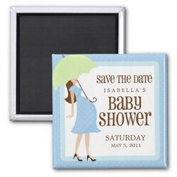 Admirable Best Images About Save The Date Baby Shower On Brown Invitations Blue Magnet Showers