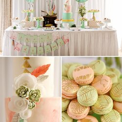 Matchless Beautiful Totally Doable Baby Shower Decorations Bohemian Dreamy Recap Cheap Os Part Girl Credit