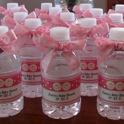 Attractive Cheap Baby Shower Favor Ideas Favors Girls Girl Budget Party Homemade Cute Twin Water Food Unique