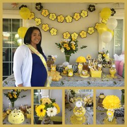 Swell Baby Shower Theme Sunflower Showers Games Bumble Themes Themed Decor Save Bees Angie Read Game