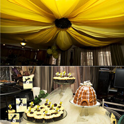 Baby Shower By Ideas Neutral Theme Sunflower Bumble Decorations Party Birthday Parties Showers Centerpieces