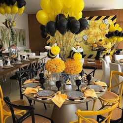 Discover The Most Stylish Decorations For Baby Bedrooms By Checking Party Bumble Shower Theme Beehive Honey