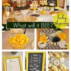 Great What Will It Baby Shower Your Mom Theme Party Reveal Cute Girl Gender Bumble Mommy Fiesta Idea Themed