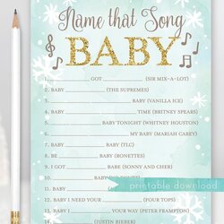 Fine Baby Shower Songs Appropriately Tunes