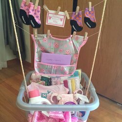 Marvelous Cute Baby Shower Gift Ideas For Girls Baskets Presents Line