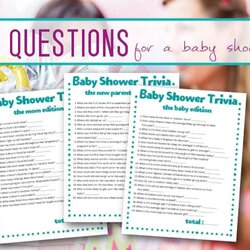 Peerless Fun Baby Shower Trivia Questions To Use At Your Next