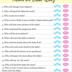 Legit Mom Or Quiz Free Printable For Baby Shower Daddy Mommy Game Games Vs Blue Pink Know Color Yellow