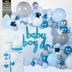 High Quality Amazon Baby Shower Decorations Boy Piece Kit With Birthday