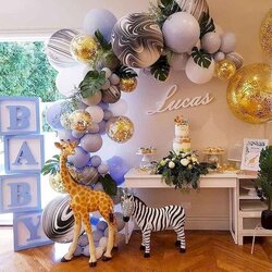 Swell Fantastic Baby Shower Ideas For Boys Elegant Giraffe Fiestas Centerpieces