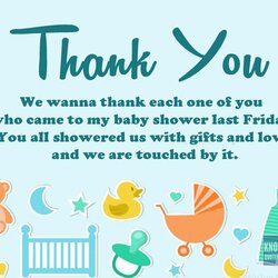Exceptional Baby Shower Thank You Wording Tips Ideas And Examples