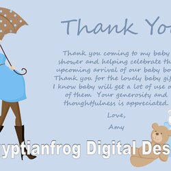 Baby Shower Thank You Messages Sample Thoughtful Wording Yous