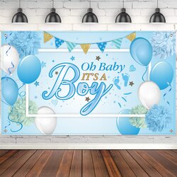 Supreme Buy Baby Shower Party Backdrop Decorations Large Durable Fabric