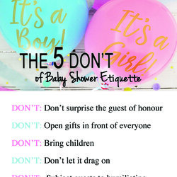 Outstanding Pin By Baby Shower Connoisseur On And Etiquette