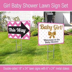 Brilliant How To Make Baby Shower Yard Sign Viewer Digitally Sided Stakes Brightly