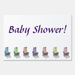 Baby Shower Yard Sign View Padding