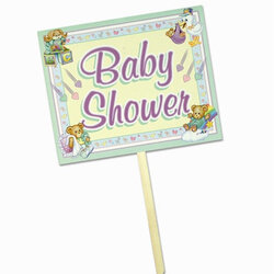 Wonderful Baby Shower Yard Sign Code