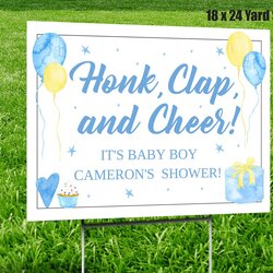 Preeminent Baby Shower Yard Sign Design Lawn Parade