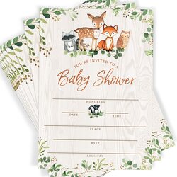Fantastic Instant Download Printable Invite Rustic Woodland Baby Shower