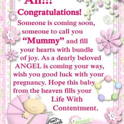 Baby Shower Pictures And Graphics For Different Festivals Messages Congratulations Message Friend Wishes Card