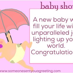 Baby Shower Wishes And Messages Someone Sent You Greeting Funny