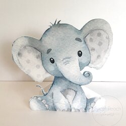 Wonderful Mint Or Gray Elephant Baby Shower Decor Centerpieces Nursery Boy Elephants Centerpiece