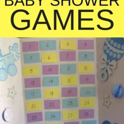 Swell Shower Baby Games Unique Fun Game Choose Board Modern Creative