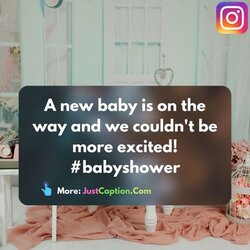 Champion Baby Shower Captions To Make Attractive Posts