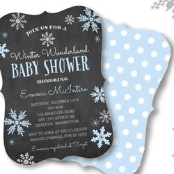 Wonderful Winter Baby Shower Invitations And Inspiration