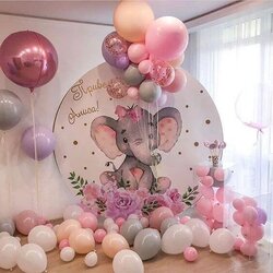 Capital Elephant Baby Shower Theme And Decorating Ideas Girl Decor Themes Balloons Para Cutest Balloon