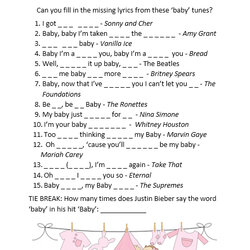 Admirable Songs To Play At Baby Shower Lists Groove Game Song Lyrics Girl Orig
