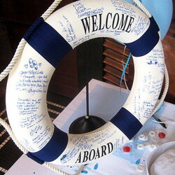 Creative Baby Shower Guest Book Ideas Nautical Boy Theme Party Themes Decorations Nursery Themed Wedding